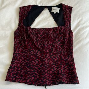Reformation Diandra Top in French Kiss